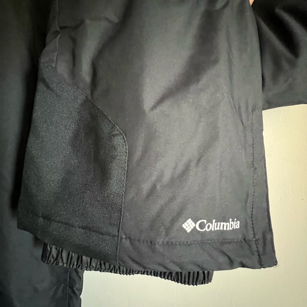 Columbia 36x31 Black Insulated Omni Tech Bugaboo Oh Ski Pants Women’s Sz L - Picture 12 of 13